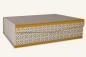 Preview: Blue yellow box in noble colors very stable handmade in Germany